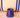 Cendrier Empreinte bleu majorelle gold (9062471106879)