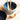 Bol. saladier et plat droit empreinte bleu gris gold (8048652845375)