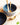 Bol. saladier et plat droit empreinte bleu gris gold (8048652845375)