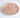GRAND PLAT OVAL FLEUR BLUSH GOLD.CERAMIC