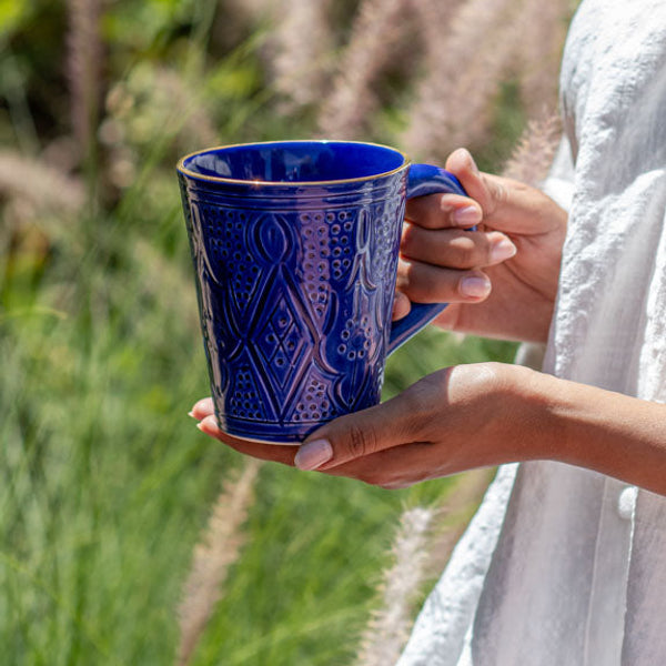 Mug Empreinte bleu majorelle gold (9062456033599)