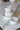 PLATS DE SERVICE - Set of fine white ceramic dinner plates with gold trim and elegant design.