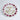 Makroud Assiette Happy Ceramic Plate with Colorful Moroccan Pattern