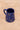 PETIT PICHET ceramic wine glass with clear glass body and gold rim.