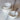 Bols ceramic ronds saladier with white glaze and rounded handles