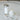 BEURRIER ceramic dinner plate in white and gold tone, elegant fine bone china.