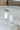 BEURRIER ceramic dinner plate in white and gold tone, elegant fine bone china.