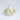 Beurrier ceramic dinner plate with white glaze and rustic edge design