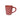 Mug Empreinte Aubergine Gold ceramic coffee mug with aubergine purple and gold embossed design.