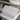 Plateau Long Rectangle Ceramic Plate in White Marble Finish