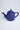 Théière - Hand-painted Ceramic French Tea Set with Soft Blue Floral Pattern