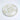 Rond plate made of ceramic in white color, round shape, and flat base.