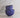 Bols et saladier ronds Empreinte bleu majorelle gold