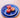 Assiettes Empreinte bleu majorelle gold