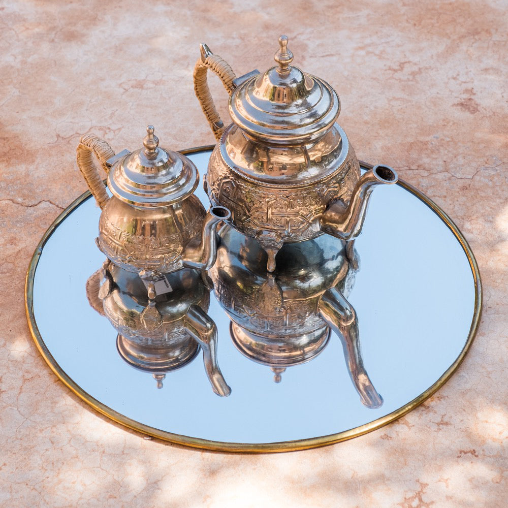 Théière en céramique décorative marocaine