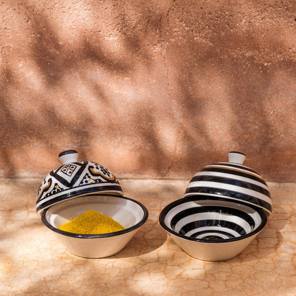 Beurrier en porcelaine original « Made in Morocco » – Chabi-morocco
