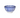 Bols, et saladier ronds Sunflower bleu majorelle gold